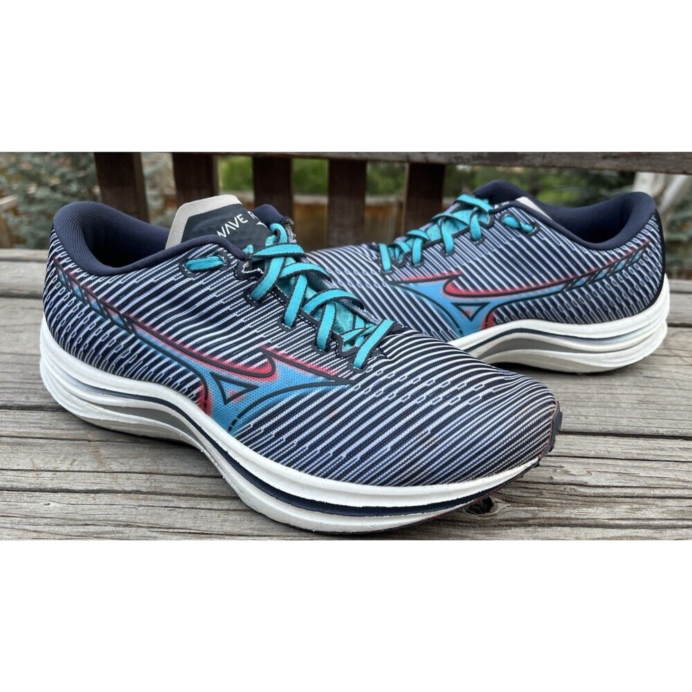 Mizuno Wave Rebellion Women’s 7.5 Running Shoes India Ink/Scuba Blue